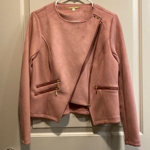 Gianni Bini Pink Suede Jacket